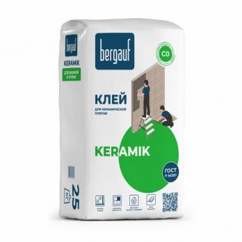 Клей для плитки Керамик 25 кг Bergauf