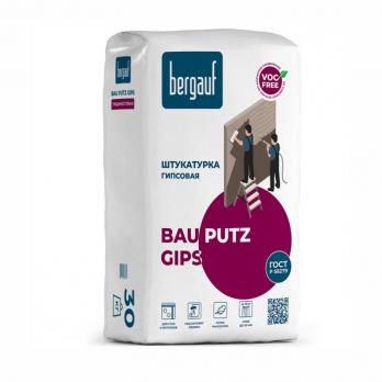 Штукатурка Bau Putz Gips 30 кг BERGAUF